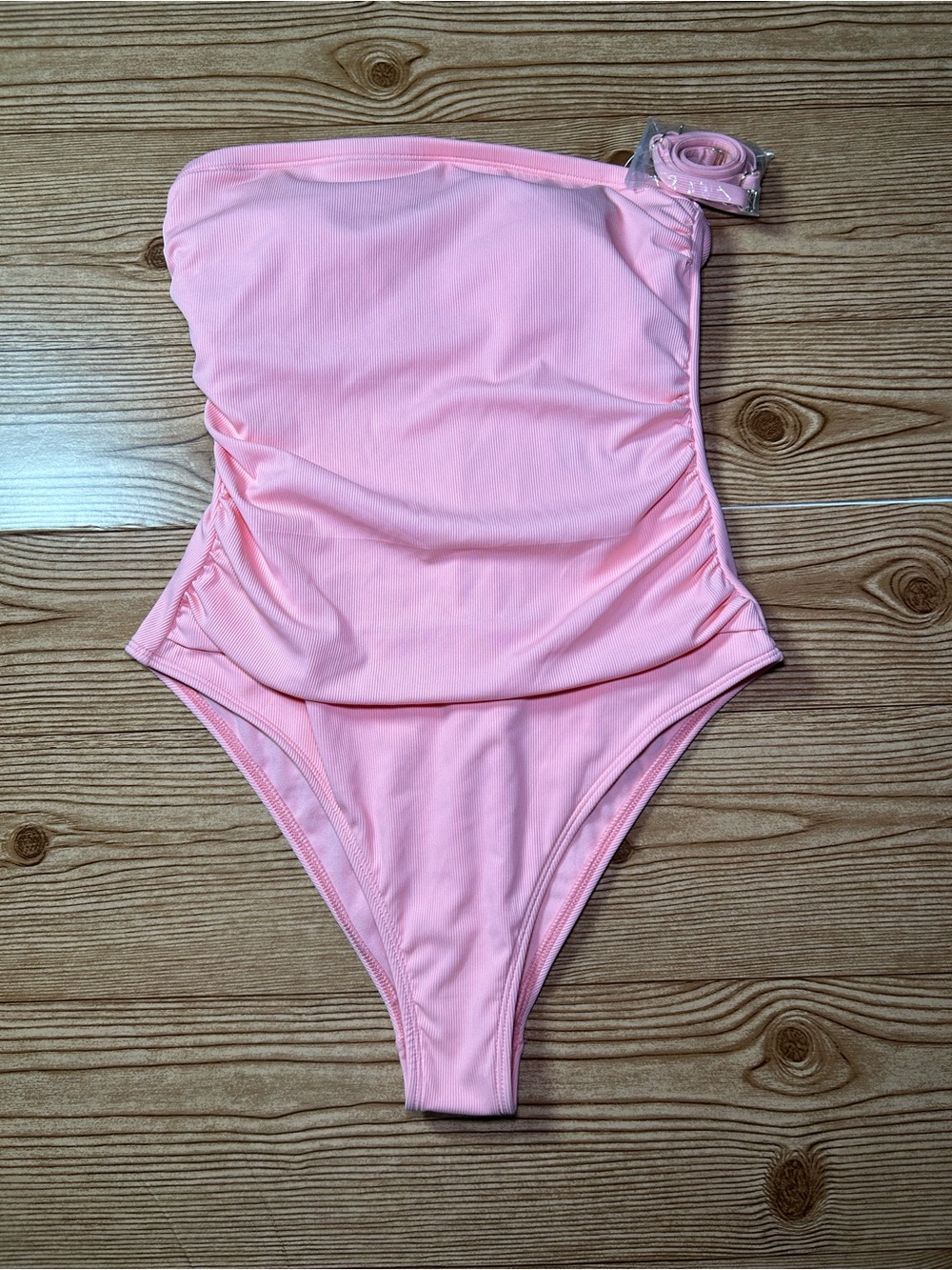 Shade & Shore Light Pink One-Piece Swimsuit